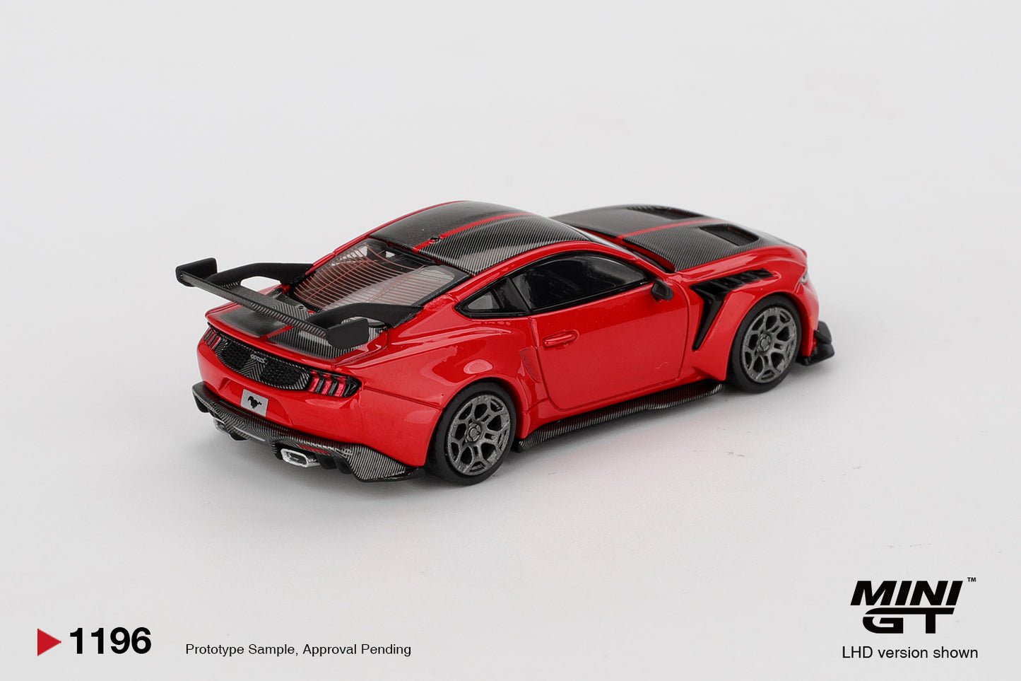 TSM Mini GT 1:64 Ford Mustang GTD Race Red LHD