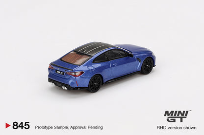 TSM Mini GT 1:64 BMW M4 Competition (G82) Portimao Blue RHD