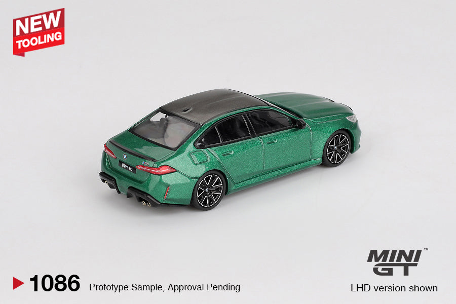 TSM Mini GT 1:64 BMW M5 Isle of Man Green Metallic
