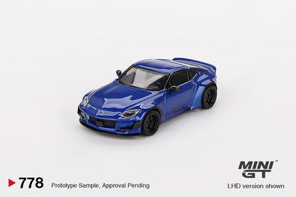 TSM Mini GT 1:64 Nissan Z Pandem Seiran Blue