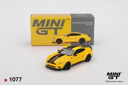 TSM Mini GT 1:64 LB-WORKS FORD MUSTANG Triple Yellow RHD