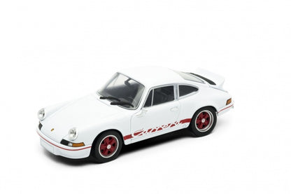 1:24 Porsche 911 Carrera RS 2.7 White/Red Diecast Model Car