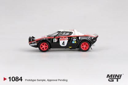 TSM Mini GT 1:64 Lancia Stratos HF #4 1978 Rally Sanremo Winner