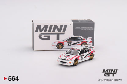 Mini GT 1:64 SUBARU Impreza WRC98 1999 Rally Tour de Corse #22