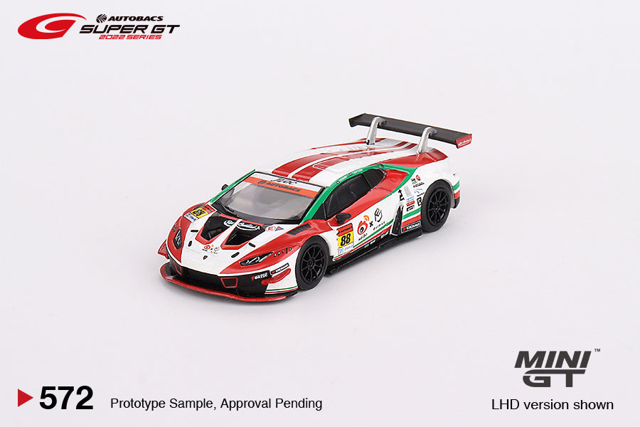 TSM Mini GT 1:64 Lamborghini Huracán GT3 EVO #88 “Weibo Primez LAMBORGHINI GT3” JLOC 2022 SUPER GT SERIES