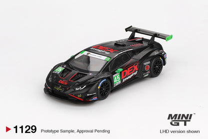 TSM Mini GT 1:64 Lamborghini Huracán GT3 EVO2 #45 No. 45 DEX Imaging 2024 IMSA Daytona 24 Hrs