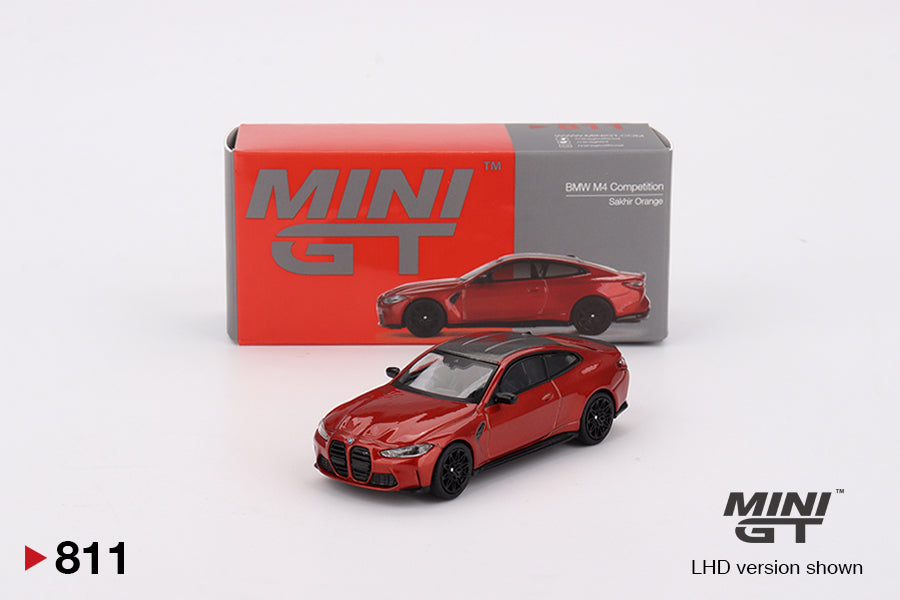 TSM Mini GT 1:64 BMW M4 Competition (G82) Sakhir Orange (RHD)