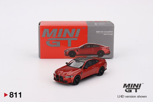 TSM Mini GT 1:64 BMW M4 Competition (G82) Sakhir Orange (RHD)