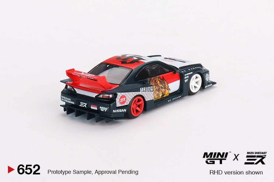 TSM Mini GT 1:64 LB-Super Silhouette Nissan SILVIA (S15)“GARUDA” MINI GT x MIZU Diecast