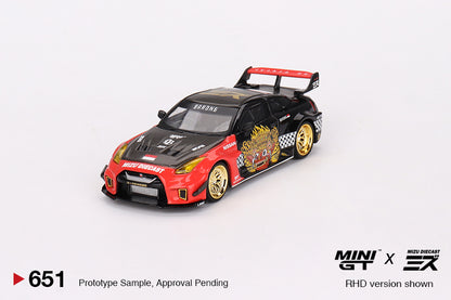 TSM Mini GT 1:64 LB-Silhouette WORKS GT NISSAN 35GT-RR Ver.1 “BARONG” MINI GT x MIZU Diecast