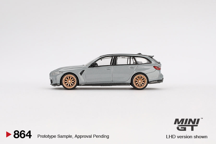 TSM Mini GT 1:64 BMW M3 Competition Touring Brooklyn Grey RHD