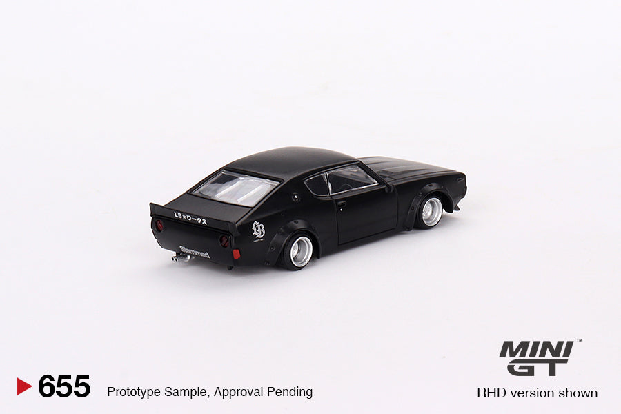 TSM Mini GT 1:64 Nissan Skyline Kenmeri Liberty Walk Matt Black