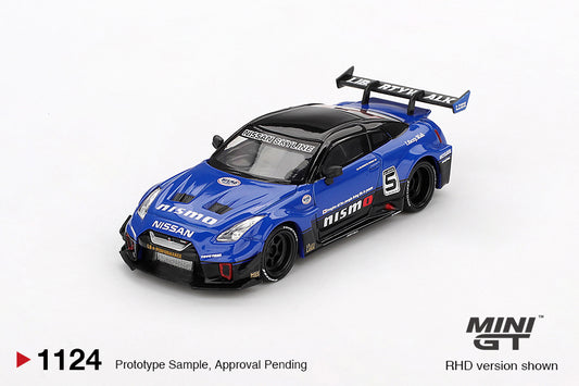 Mini GT 1:64 LB-Silhouette WORKS GT NISSAN 35GT-RR Ver.2 Blue