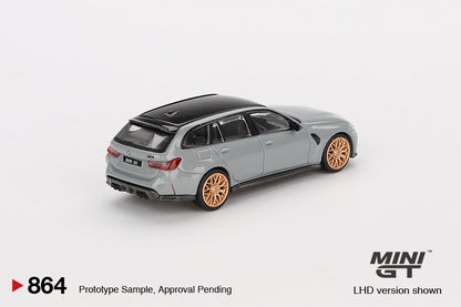 TSM Mini GT 1:64 BMW M3 Competition Touring Brooklyn Grey RHD