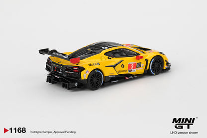 TSM Mini GT 1:64 Chevrolet Corvette Z06 GT3.R #3 Corvette Racing by Pratt Miller Motorsports 2025 IMSA Daytona 24 Hrs