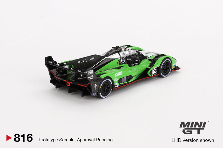 TSM Mini GT 1:64 Lamborghini SC63 #63 Iron Lynx 2024 IMSA Sebring 12 Hrs