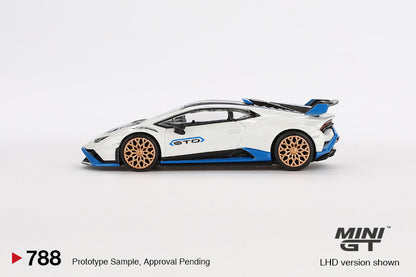 TSM Mini GT 1:64 Lamborghini Huracán STO Bianco Asopo RHD