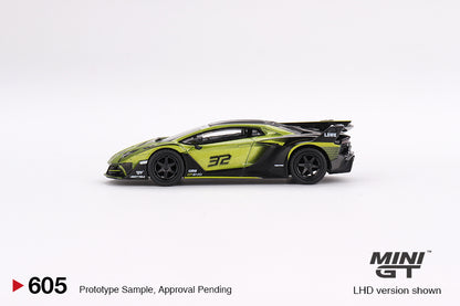 TSM Mini GT 1:64 Lamborghini LB-Silhouette WORKS Aventador GT EVO Lime