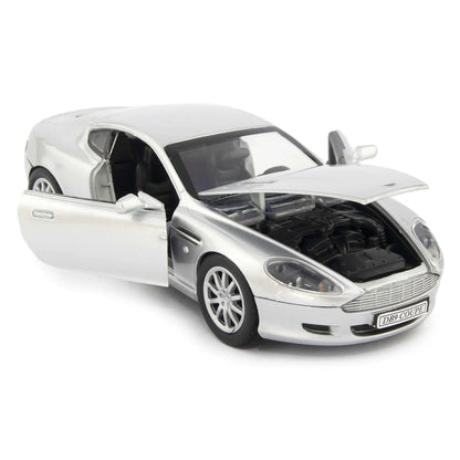 1:24 Aston Martin DB9 Coupe Tungsten Silver Diecast Model Car