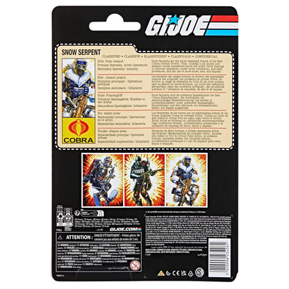 G.I. Joe Classified Retro Snow Serpent 6 inch Figure