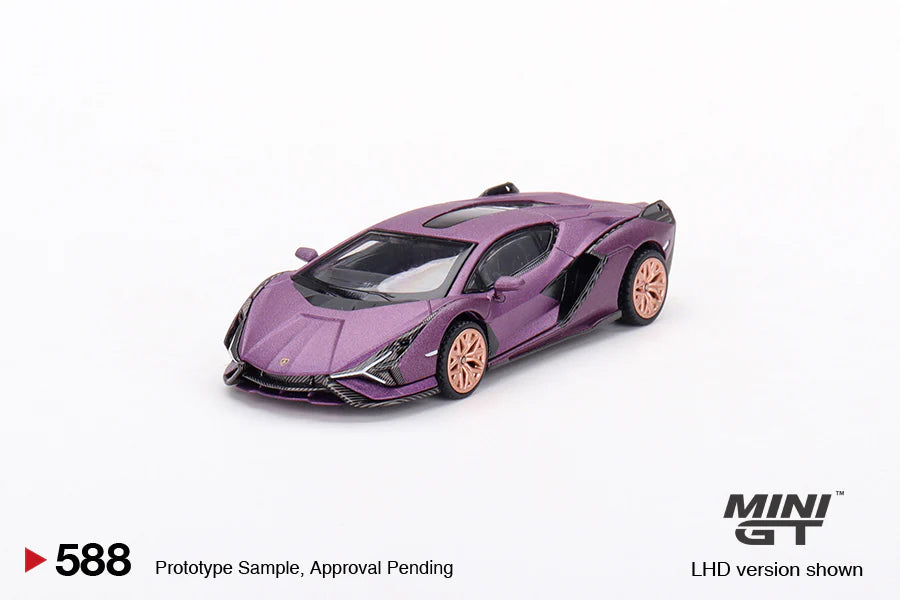 TSM Mini GT 1:64 Lamborghini Sian FKP 37 Matte Viola SE30 (LHD) HK Exclusive