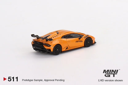 TSM Mini GT 1:64 Lamborghini Huracán STO Arancio Borealis (RHD)