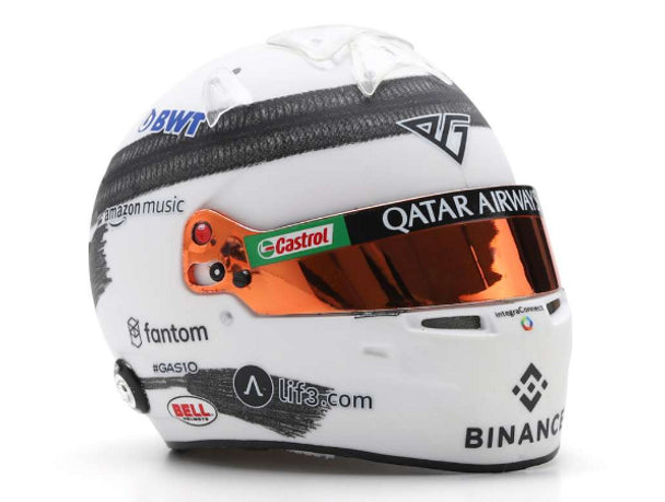 BWT Alpine F1 Team - Pierre Gasly Qatar GP 2023 Helmet 1/5 Scale