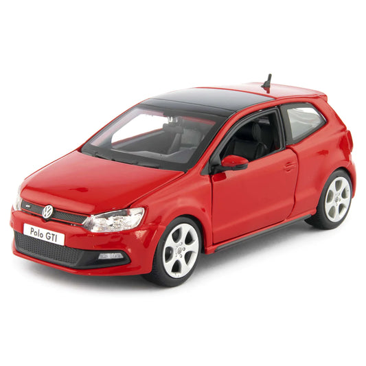 1:24 VW Polo GTi Mark 5 Red Diecast Model Car