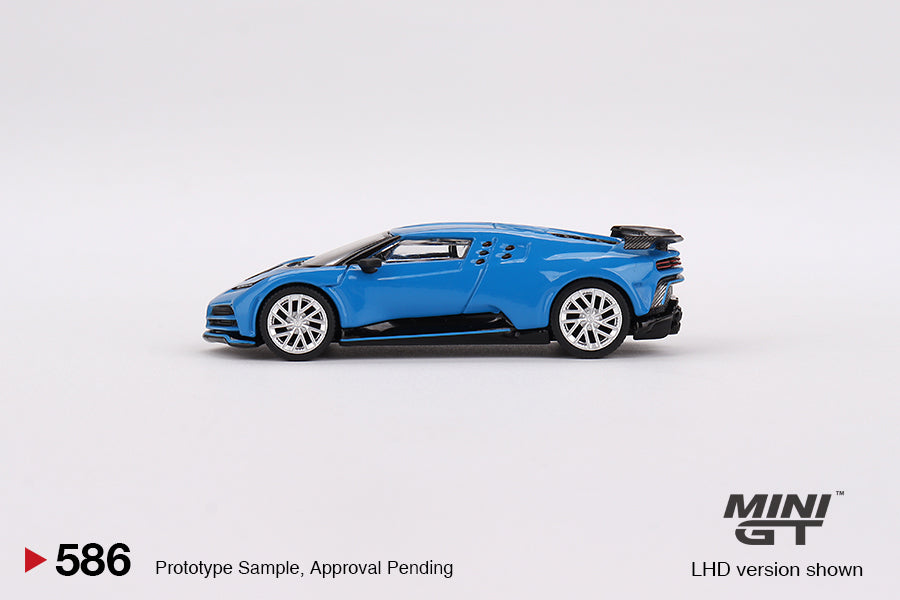 TSM Mini GT 1:64 Bugatti Centodieci Blu Bugatti (LHD)