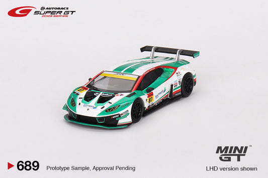 TSM Mini GT 1:64 Lamborghini Huracán GT3 EVO2 #87 "Bamboo Airways Lamborghini GT3"  JLOC  2023 SUPER GT SERIES