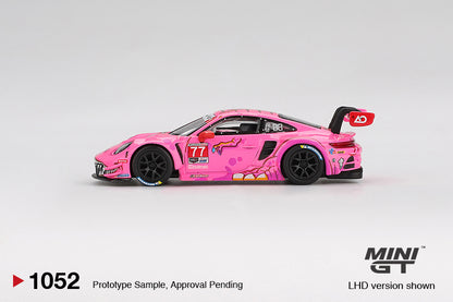 TSM Mini GT 1:64 Porsche 911 GT3 R #77 AO Racing 2024 IMSA Road America