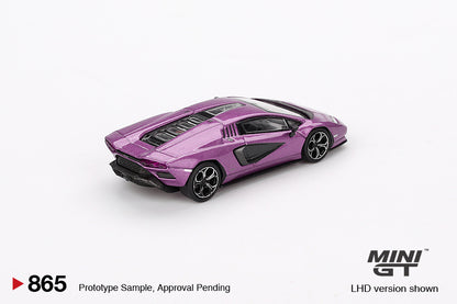 TSM Mini GT 1:64 Lamborghini Countach LPI 800-4 Viola 30th