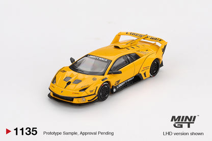 TSM Mini GT 1:64 Lamborghini LB-Silhouette WORKS MURCIELAGO GT Evo Yellow
