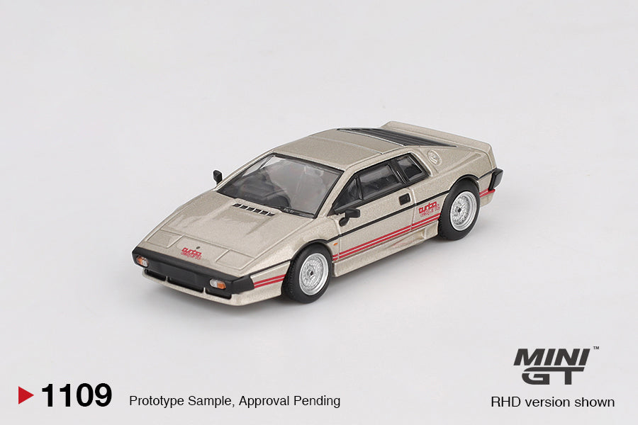 TSM Mini GT 1:64 Lotus Esprit Turbo Metallic Silver