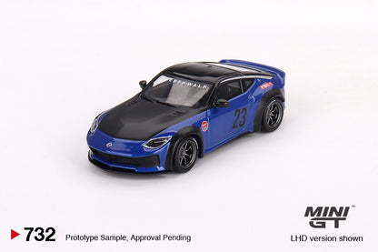 TSM Mini GT 1:64 Nissan Z LB★NATION WORKS Seiran Blue (RHD)