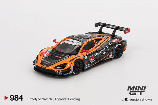 TSM Mini GT 1:64 McLaren 720S GT3 Evo Pfaff Motorsports 2024 IMSA Daytona 24 Hrs