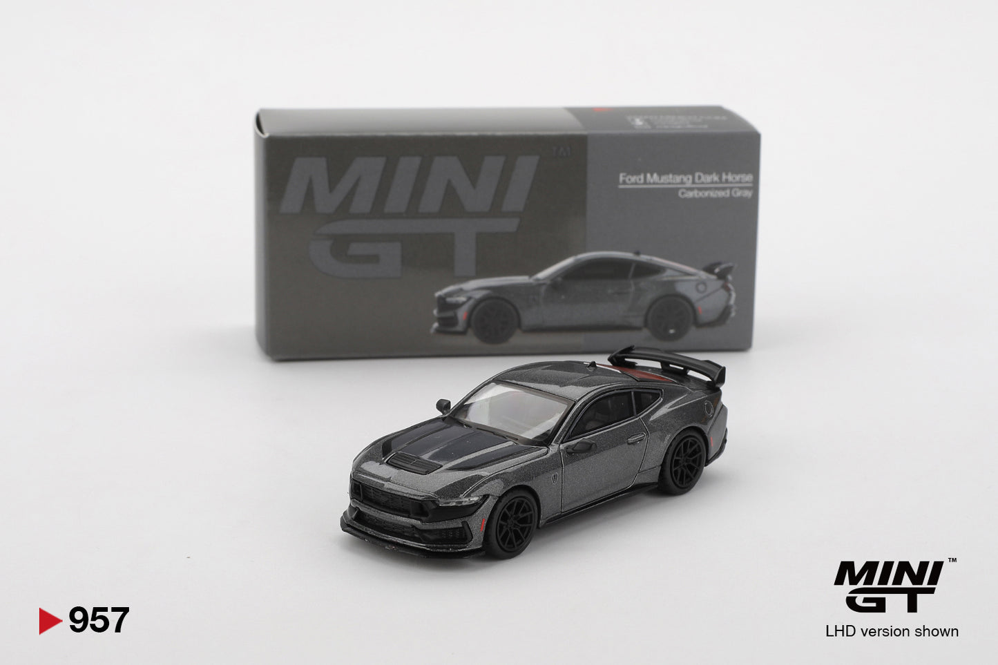 TSM Mini GT 1:64 Ford Mustang Dark Horse 2024 Carbonized Gray