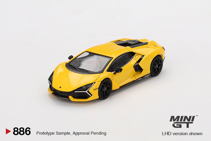 TSM Mini GT 1:64 Lamborghini Revuelto Giallo RHD