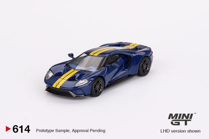 TSM Mini GT 1:64 Ford GT Sunoco Blue