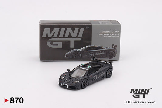 TSM Mini GT 1:64 McLaren F1 GTR #59 1995 Le Mans 24Hr Winner Post-Race Weathered