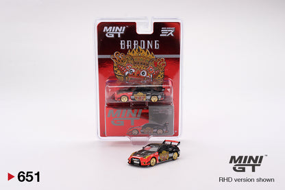 TSM Mini GT 1:64 LB-Silhouette WORKS GT NISSAN 35GT-RR Ver.1 “BARONG” MINI GT x MIZU Diecast