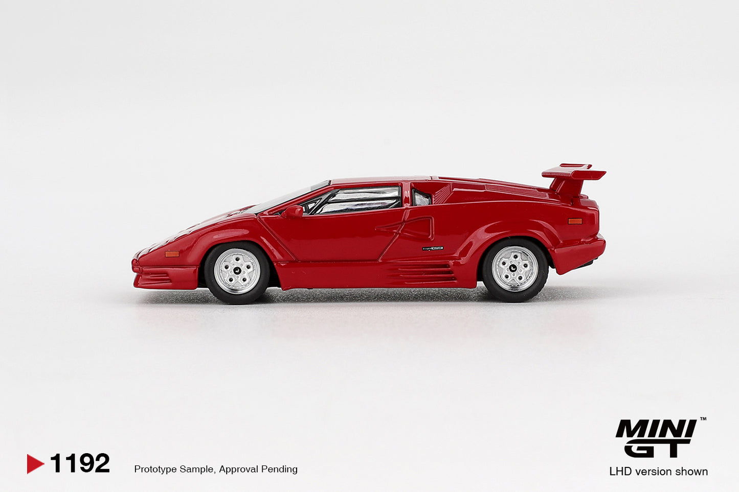 TSM Mini GT 1:64 Lamborghini Countach 25th Anniversary Red