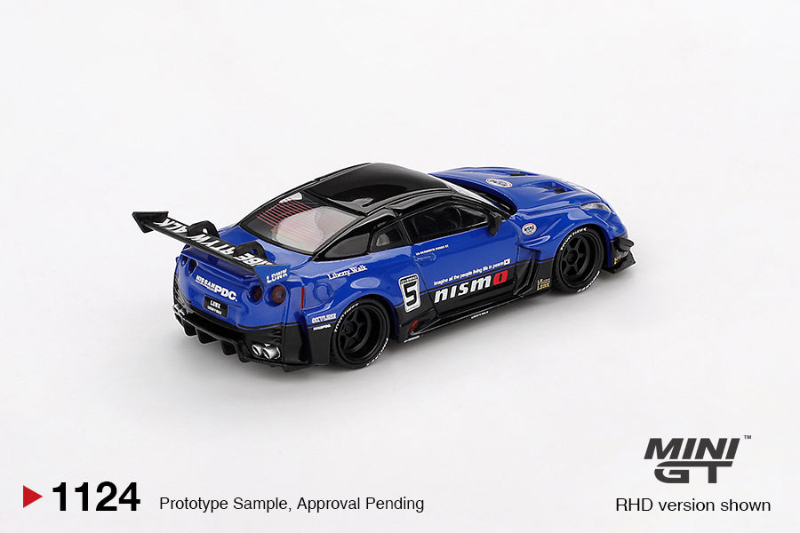 Mini GT 1:64 LB-Silhouette WORKS GT NISSAN 35GT-RR Ver.2 Blue