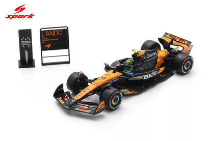 McLaren MCL39 No.4 3rd Abu Dhabi GP 2025 Lando Norris F1 Drivers World Championship 2025 1:64