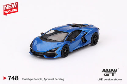 TSM Mini GT 1:64 Lamborghini Revuelto Blu Eleos