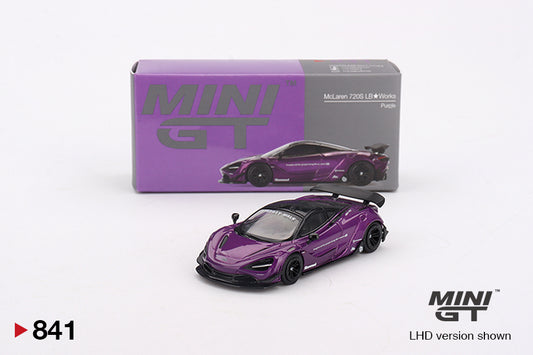 Mini GT 1:64 McLaren 720S LB Works Purple