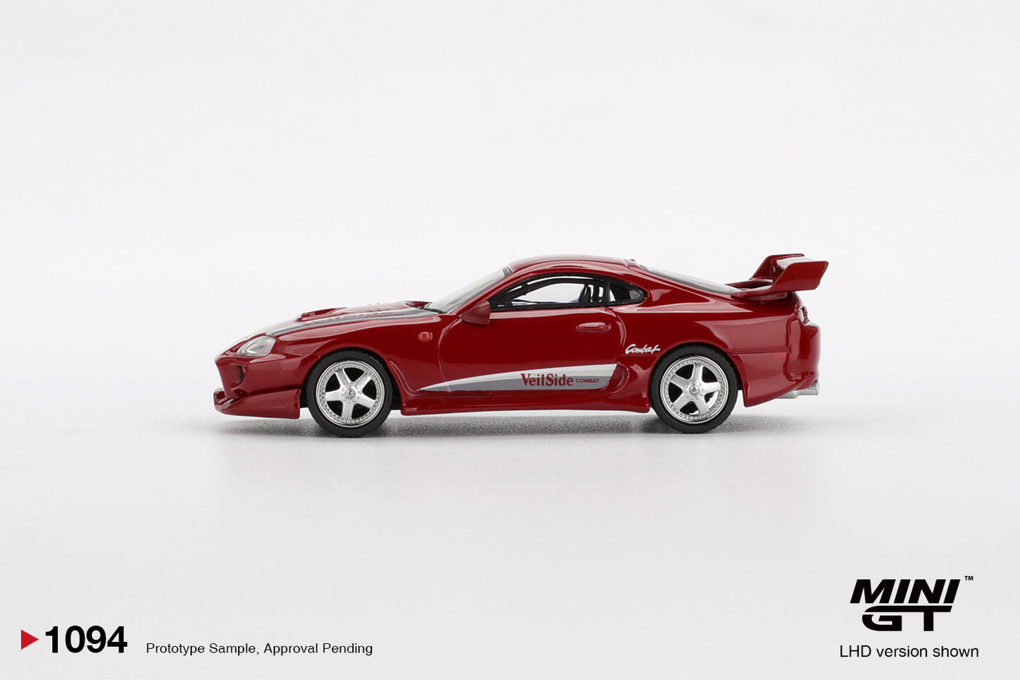 TSM Mini GT 1:64 Toyota Supra VeilSide Combat V-I Red RHD