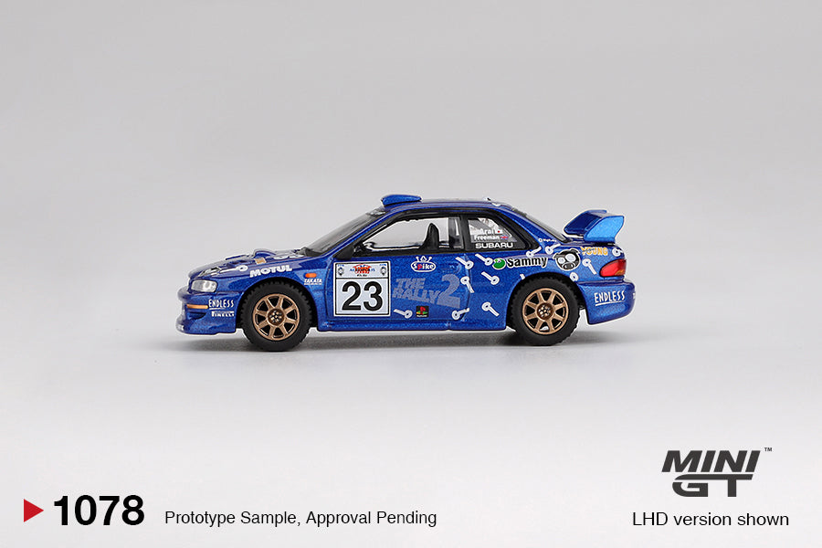 TSM Mini GT 1:64 Subaru Impreza WRC99 #23 2000 Acropolis Rally