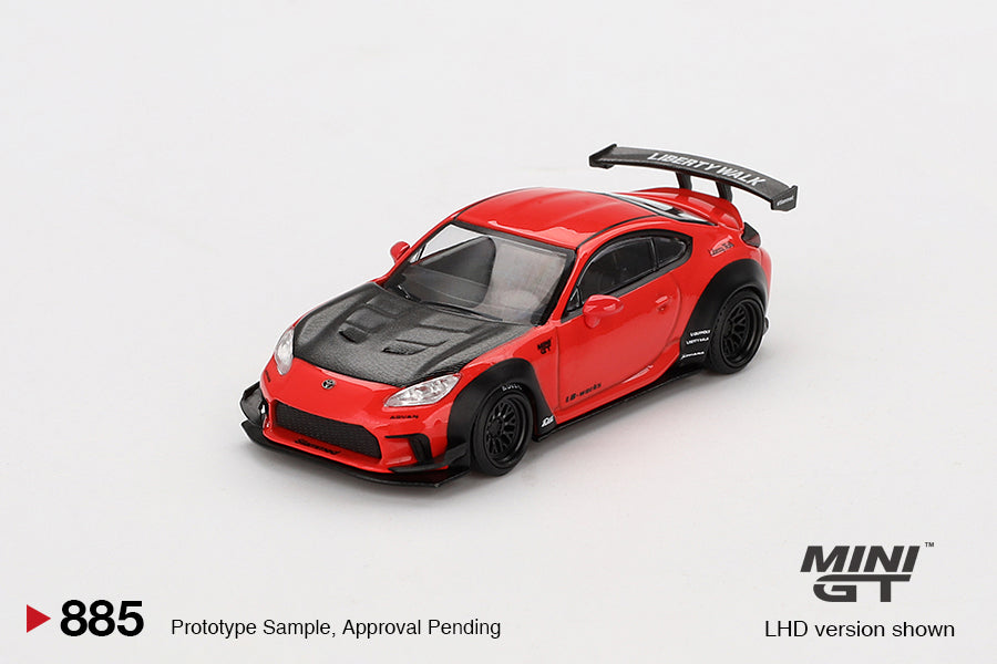 TSM Mini GT 1:64 Toyota GR86 LB★Nation Red (RHD)