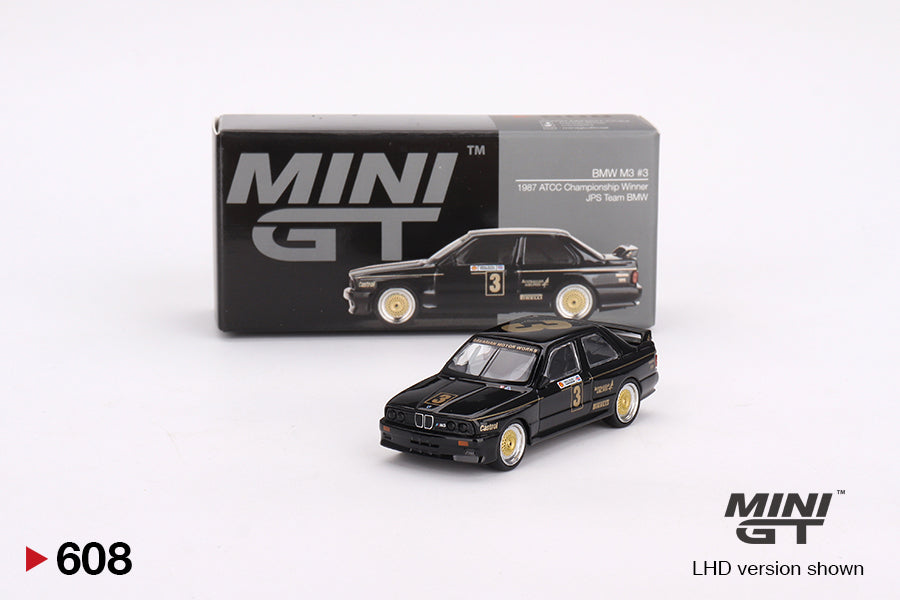 TSM Mini GT 1:64 BMW M3 #3 JPS Team BMW 1987 ATCC Championship 1st (LHD) (OZ Exclusive)